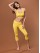 Női közepes leggings - Sárga
