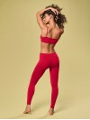 Női hosszú leggings - Piros
